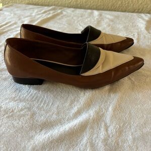 Tory Burch Luxury Leather Envelope Loafer Size 8.5